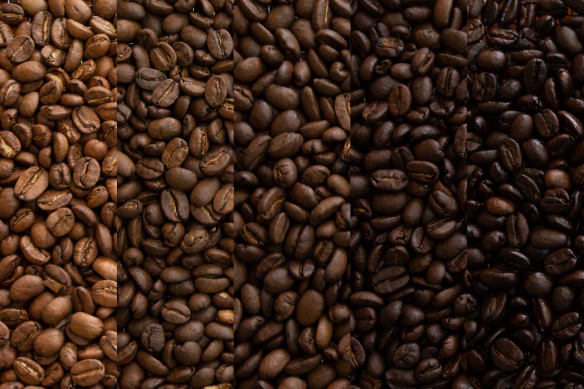 コーヒー豆,焙煎変化